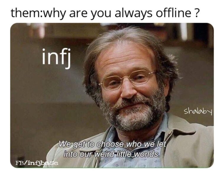 38 INFJ memes that reflect many situations with explanation